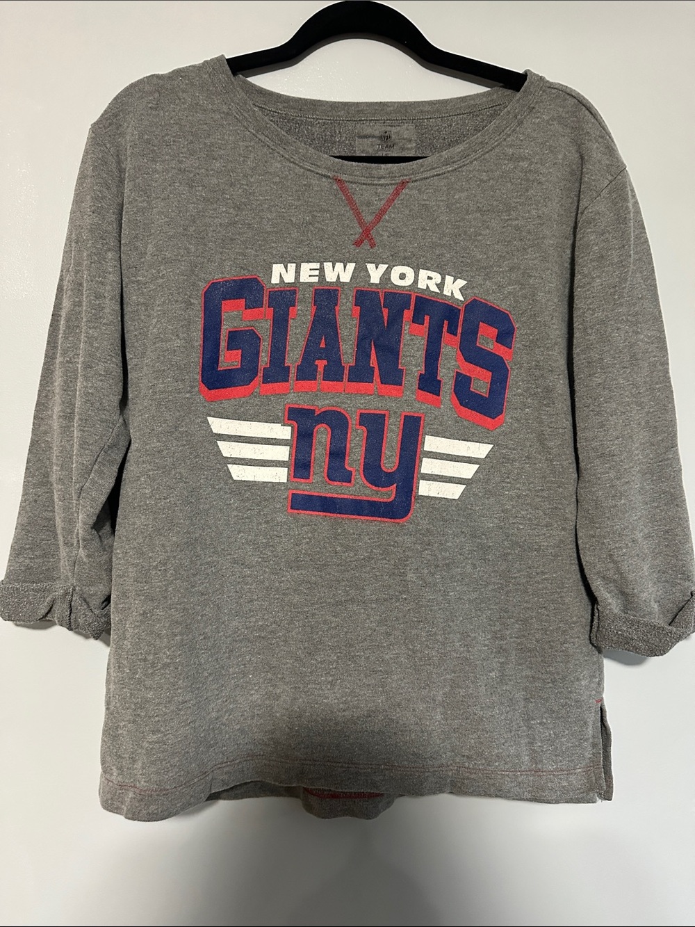 Grey New York Giants Long Sleeve
